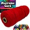 3mm Macrame Cord 3mm Thick Cords for Macrame Yarn 100% Cotton Colored Macrame Rope Cord Natural Craft Cord String Yarn Supplies 325 Feet 3 mm Cotton Macrame Cord Thin Macrame Supplies